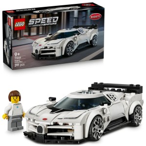 LEGO Speed Champions: Bugatti Centodieci hiperautó sportkocsi 77240, 9 éves kortól, 291 darab