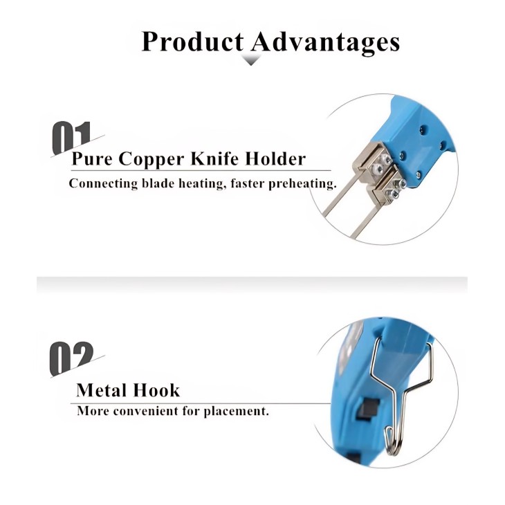 Elektromos hődrótos vágó polisztirol habvágóhoz, vágókészlet, gyors melegítés, habszivacs szobrászathoz és modellezéshez, barkácsoláshoz