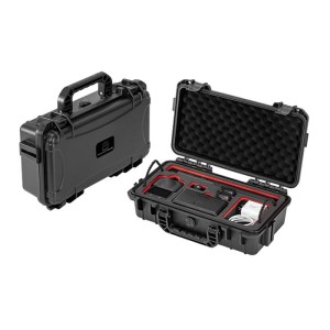 Kemény tok, STARTRC O32, DJI Osmo 360 drón és tartozékainak szállítására, ABS anyagból, víz-, por- és ütésálló, fekete színű