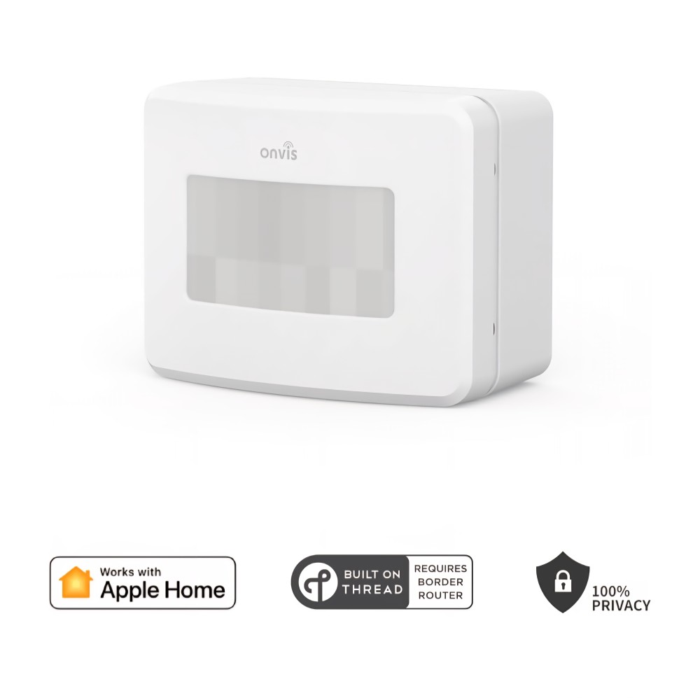 Mozgásérzékelő, hőmérséklet, páratartalom, Onvis Motion Sensor SMS2, Apple HomeKit kompatibilis, okosotthon-automatizálás