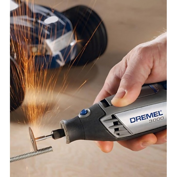 Multifunkciós körkéses szerszám, Dremel 3000, 130 W teljesítmény, 1 tartozék tartozékkal, Vágás, Csiszolás, Gravírozás és Polírozás