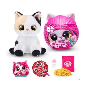 Interaktív Kitten Plus 10 hanggal, Élő háziállatok, megalázó kiscicák, Minx modell