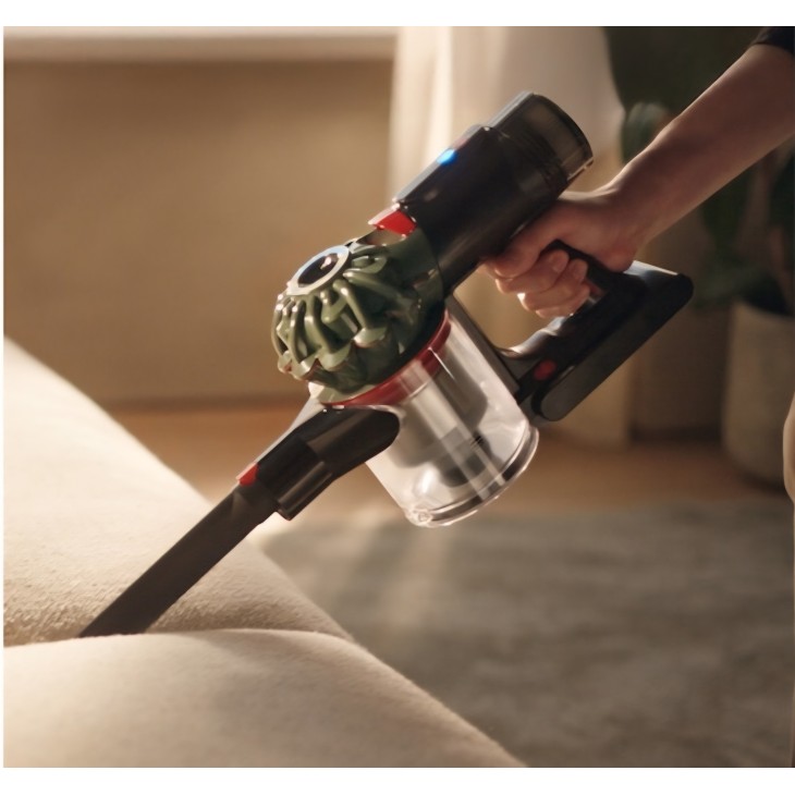 Dyson V8 Cyclone akkus porszívó, 2025-ös generáció, katonai zöld, fekete