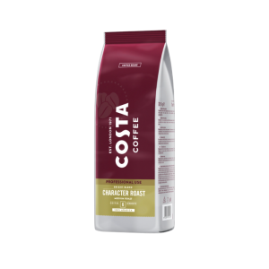 Kávébabok, Costa, Bright Blend Character Roast Professional, súly 1 kg, közepes pörkölésű, ideális eszpresszóhoz