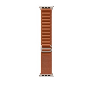 Okosóra szíj, THD, Alpine Loop, kompatibilis az Apple Watch Ultra3 49 mm, Apple Watch 46 mm Series 11, Apple Watch SE3 órákkal, szürke csattal, terrakottabarna