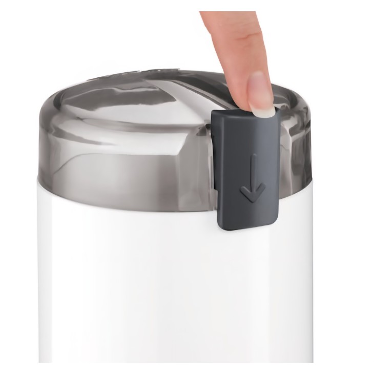 Bosch TSM6A011W kávédaráló, 180 W, 75 g, rozsdamentes acél penge, fehér