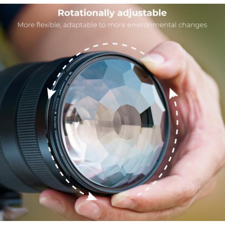 Kaleidoszkópos prizmaszűrő, Kent Faith KF01.2488, 72 mm, ultravékony