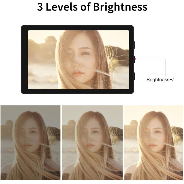 Mini monitor szelfihez és vlogozáshoz, King Ma, mágneses telefontartozék, kompatibilis iPhone, Samsung, Huawei, 1080-as felbontás, 3,5 hüvelykes, bluetooth távirányító