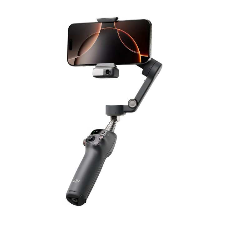 DJI Osmo Mobile 7P képstabilizátor, Bluetooth, 3 tengelyes, kihúzható, fekete
