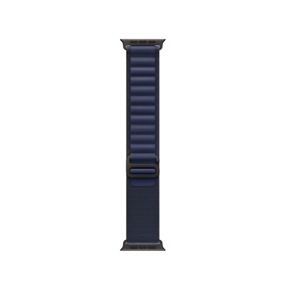 Okosóra szíj, THD, Alpine Loop, Apple Watch Ultra2 49mm, Apple Watch 46mm Series 10, univerzális méret, fekete csat, sötétkék