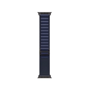 Okosóra szíj, THD, Alpine Loop, Apple Watch Ultra2 49mm, Apple Watch 46mm Series 10, univerzális méret, fekete csat, sötétkék