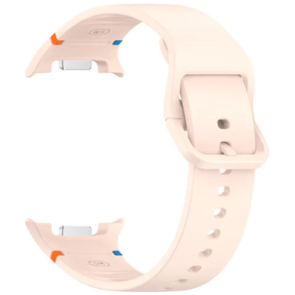 20 mm-es szilikonszíj, THD, Samsung Galaxy Watch 8 és Samsung Galaxy Watch 8 classic okosórákkal kompatibilis, S/M méret, rózsaszín