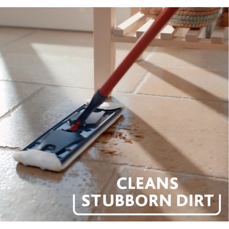 Prémium lapos felmosókészlet, Vileda H2PrO, vödör, 100%-ban tiszta-szennyezett víz elválasztó rendszer, egykezes centrifugálás, higiénikus mikroszálas