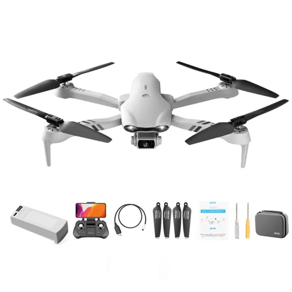 Összecsukható drón, 4DRC VICKY F10.1, 4K felbontás, GPS, WI-FI, élő adás, fix repülés