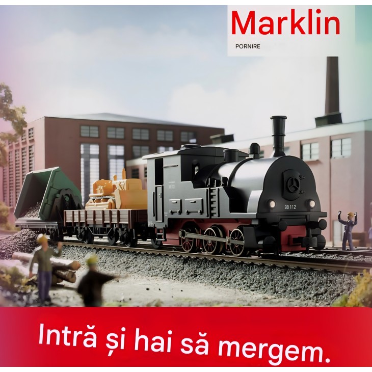 Teljes vonatkészlet, Märklin 29133 My Start, H0 méretarány, mozdony, vagon, sínek, 230V-os vezérlő, gyerekeknek és rajongóknak