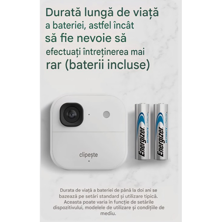 Blink Outdoor Camera 2K+ megfigyelőkamera, vezeték nélküli, 2K felbontás, akár 2 év akkumulátor-üzemidő, Sync Module Core-ral, fehér, szállítás 7-9 nap