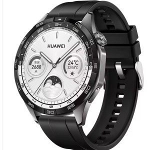 THD karkötőszíj Huawei Watch GT4 46mm, Huawei Watch GT3 Pro, Huawei Watch GT3 46mm, fekete