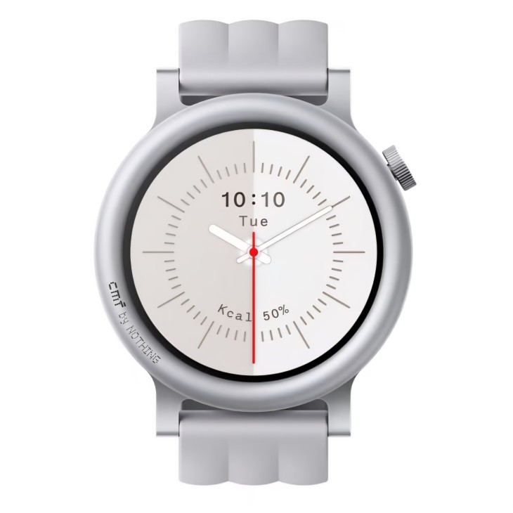 Okosóra, CMF Watch 3 Pro, 1,43"-os AMOLED kijelző, Bluetooth hívások mesterséges intelligenciával zajszűréssel, kettős GPS, pulzus- és alvásfigyelés, akár 13 napos akkumulátor-üzemidő, világosszürke