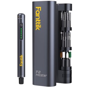 Fanttik F2 Master akkus mini multiszerszám, 25 000 fordulat/perc, 5 sebességfokozat, 35 tartozék, gravírozáshoz, fúráshoz, csiszoláshoz és formázáshoz