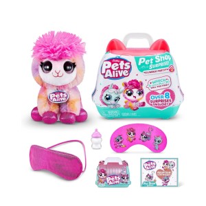 Elektronikus plüssjáték, Pets Alive Animal Shop 2. sorozat, Pizsamaparti láma, meglepetésekkel és kiegészítőkkel