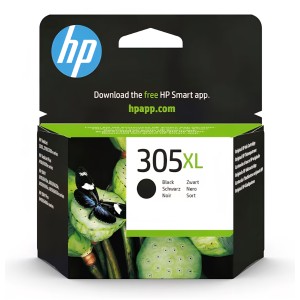 Eredeti HP 305XL fekete tintapatron, nagy kapacitású, HP nyomtatókkal kompatibilis, tiszta szöveg és minőségi nyomtatás, megnövelt élettartam, 7 napos szállítási idő