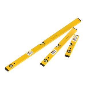 3 részes vízmérték készlet STABILA Spirit Level Prime Set 70, 100/60/30 cm, nagy pontosságú, védőkupakokkal, Németországban készült