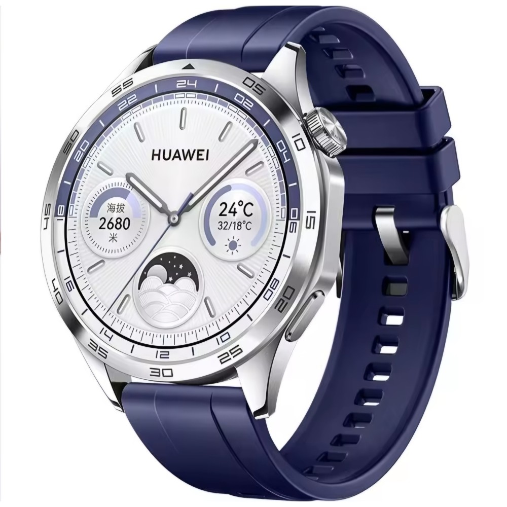 THD karkötőszíj Huawei Watch GT4 46mm, Huawei Watch GT3 Pro, Huawei Watch GT3 46mm, sötétkék