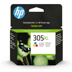 eMAG: Eredeti HP 305XL színes tintapatron, nagy kapacitású, élénk színek, HP nyomtatókkal kompatibilis, megnövelt élettartam