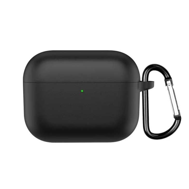 Vezeték nélküli fejhallgató védőtok, THD, Apple Airpods Pro 3 kompatibilis, fekete