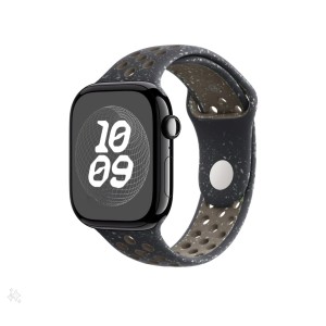 Sportszíj lyukakkal, THD, kompatibilis Apple Watch 46 mm-es sorozat 10, Apple Watch SE 44 mm, éjféli égbolt