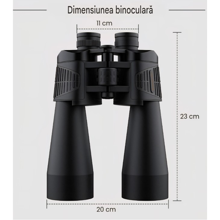 Professzionális távcső, Aurosports 20x70 HD, FMC lencsékkel, 70 mm-es objektívvel, továbbfejlesztett gyenge fényviszonyok melletti teljesítménnyel, madármegfigyeléshez, túrázáshoz és vadászathoz, szállítás 7-9 nap