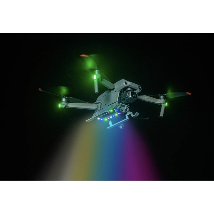 STARTRC márkájú futómű, LED lámpával 4 színben, kompatibilis DJI Air 2S és DJI Air 2 drónnal, összecsukható