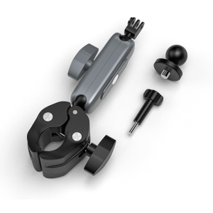 Clip típusú kerékpáros támogatás sportkamerákhoz és okostelefonokhoz, Surewo, 360 fokos elforgatás, 1/4 hüvelykes adapter