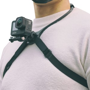 Surewo fejlett rendszer a DJI Action 2, Action 1, GoPro Hero 12,11,10,9,8,7,6,5 kamerák mellkasi részének rögzítéséhez