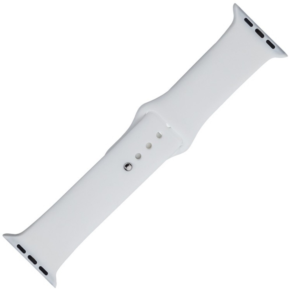 THD szilikon szíj Apple Watch 45 mm-es 7-es és 8-as sorozathoz, M/L méret, fehér színű