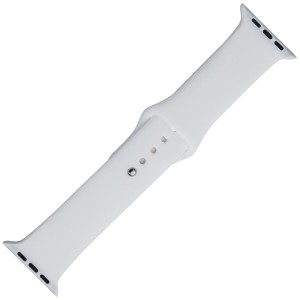 THD szilikon szíj Apple Watch 45 mm-es 7-es és 8-as sorozathoz, M/L méret, fehér színű