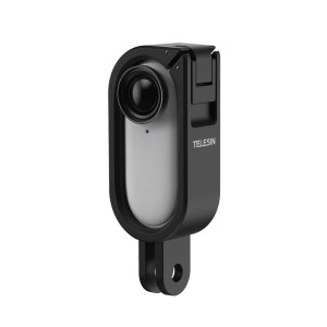 Telesin márkájú markolatkeret Insta 360 GO 2 kamerához, fekete színben
