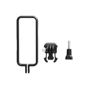 Surewo védőkeret Insta 360 X3 kamerához 2 hidegpapucs rögzítő rendszerrel, fekete színű