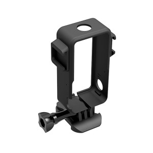 Telesin védőkeret a DJI Osmo Action 2 kamerához 2 hidegpapucs rögzítő rendszerrel, fekete színű