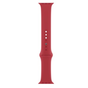 THD szilikon szíj Apple Watch 41 mm-es 7-es és 8-as sorozathoz, S/M méret, piros színű
