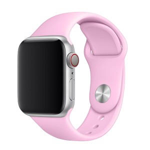 Szilikon szíj Apple Watchhoz 38/40/41mm S/M Series 1,2,3,4,5,6,7,8 Hot Pink