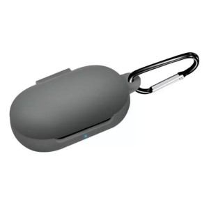 Huzat Samsung Galaxy Buds Plus és Samsung Galaxy Buds fejhallgatók védelmére akasztóval, szürke színben