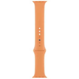 THD szilikon szíj Apple Watch 41 mm-es 7-es és 8-as sorozatához, S/M méret, élénk narancs