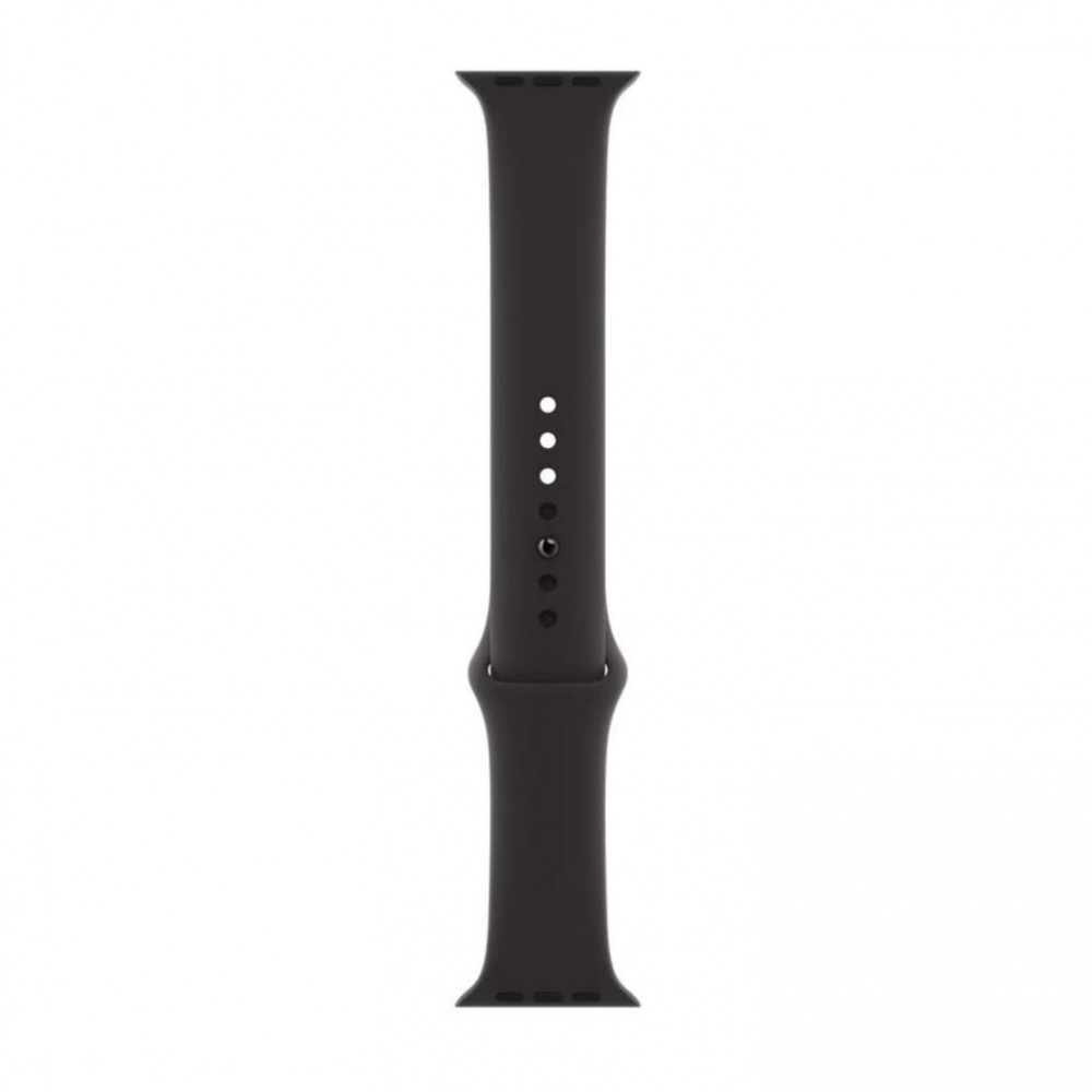 THD szilikon szíj Apple Watch 45 mm-es 7-es és 8-as sorozathoz, M/L méret, fekete szín