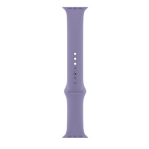 THD szilikon szíj Apple Watch 41 mm-es 7-es és 8-as sorozatához, S/M méret, levendula lila