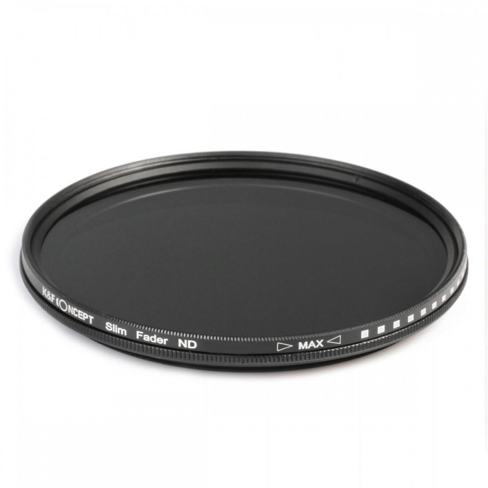 Változtatható semleges sűrűségű szűrő NDX Kent Faith ND8 ND2000-ig, 72 mm, ultravékony, vízálló